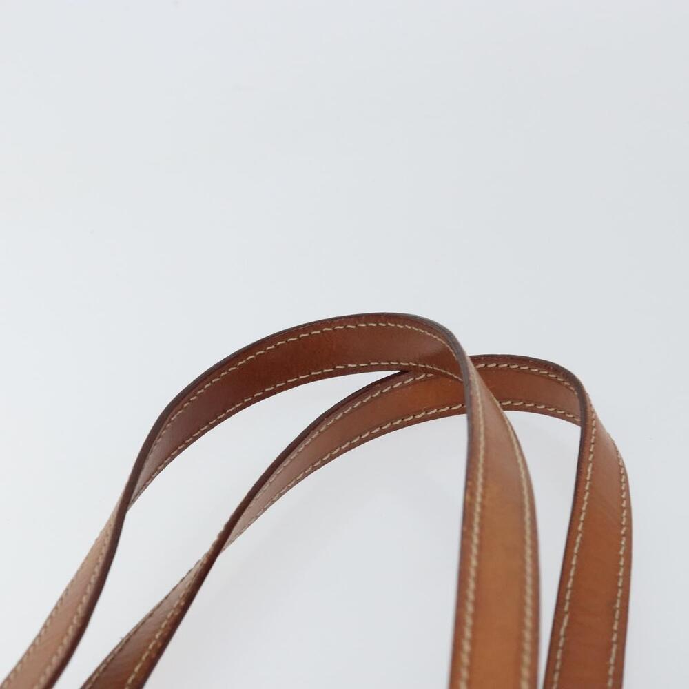 CELINE Macadam Canvas Tote Bag PVC Beige Gold Auth 156447 - Picture 8 of 16